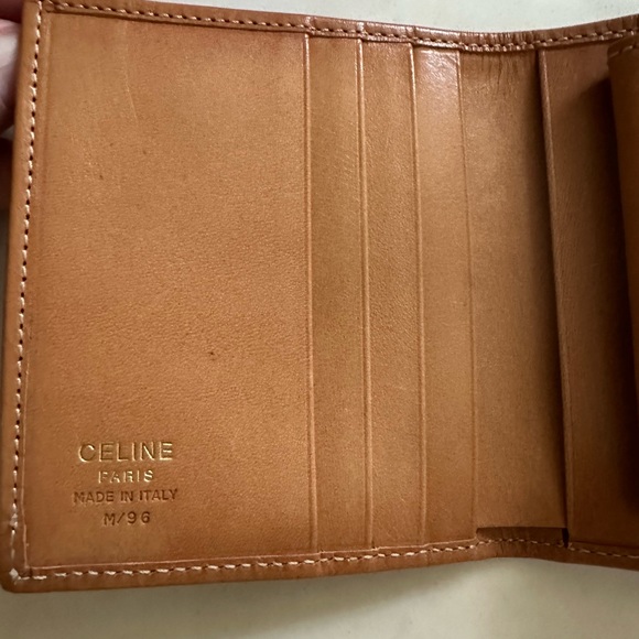 Celine Macadam Bi-Fold Wallet With Snappy Change Pocket Unisex - Picture 3 of 14